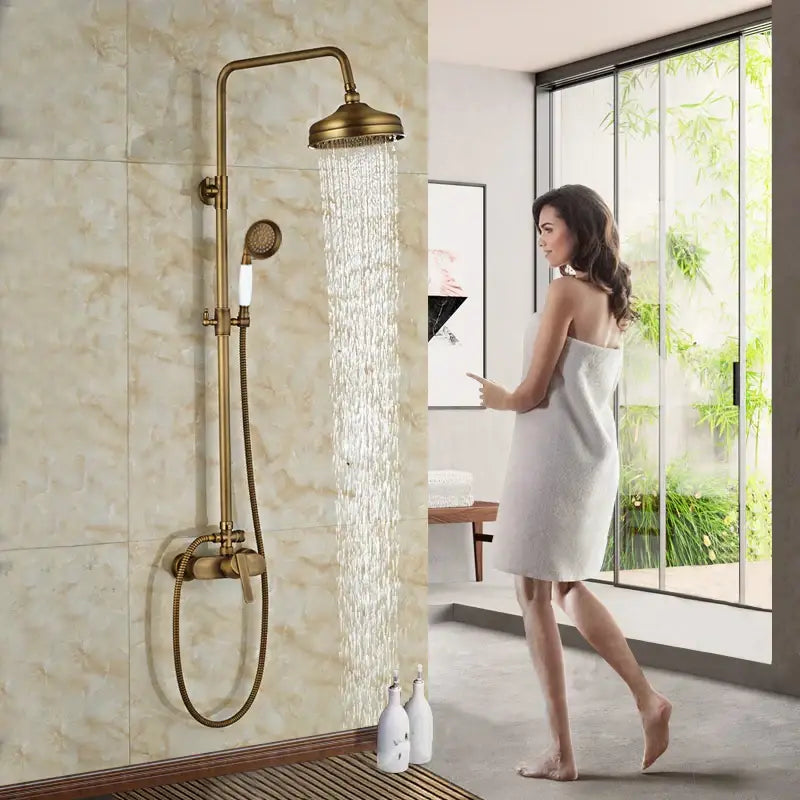 Brass Rainfall Sprayer Set