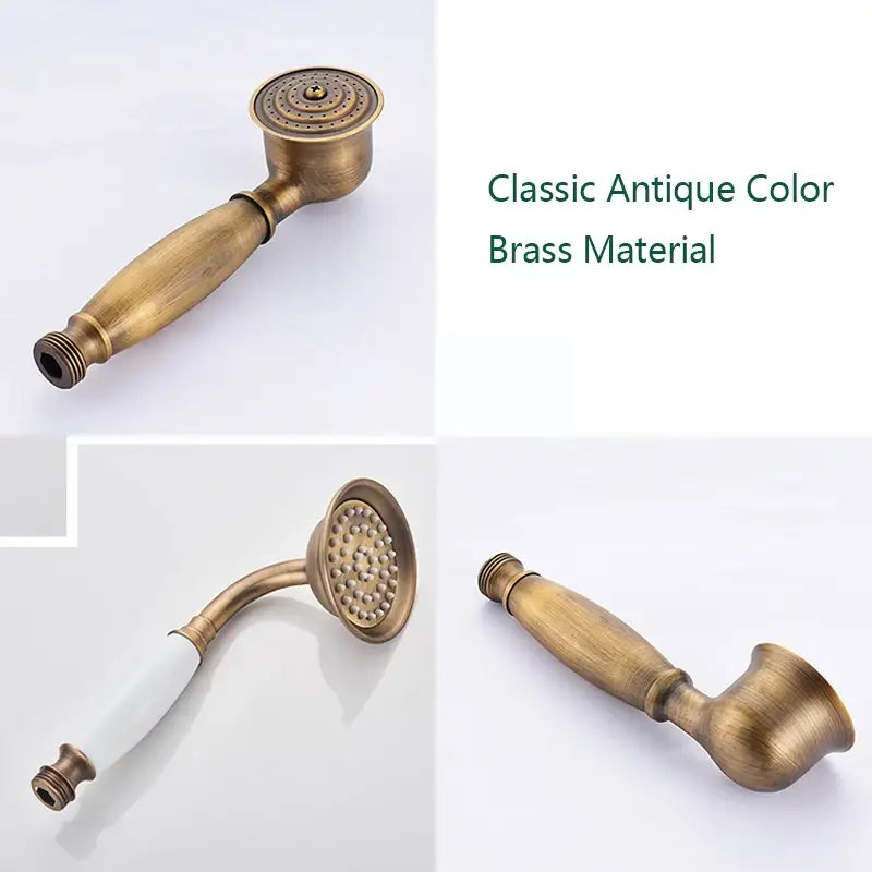 Brass Rainfall Shower Set with Handshower