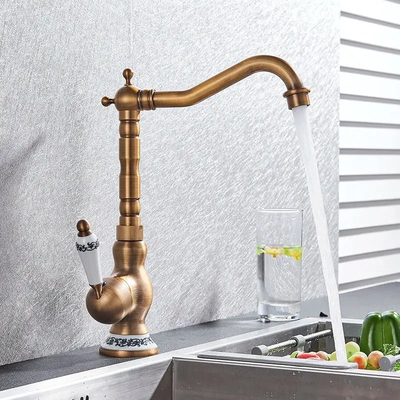 Brass Ceramic Handle Faucet