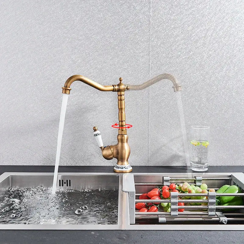 Brass Ceramic Handle Faucet