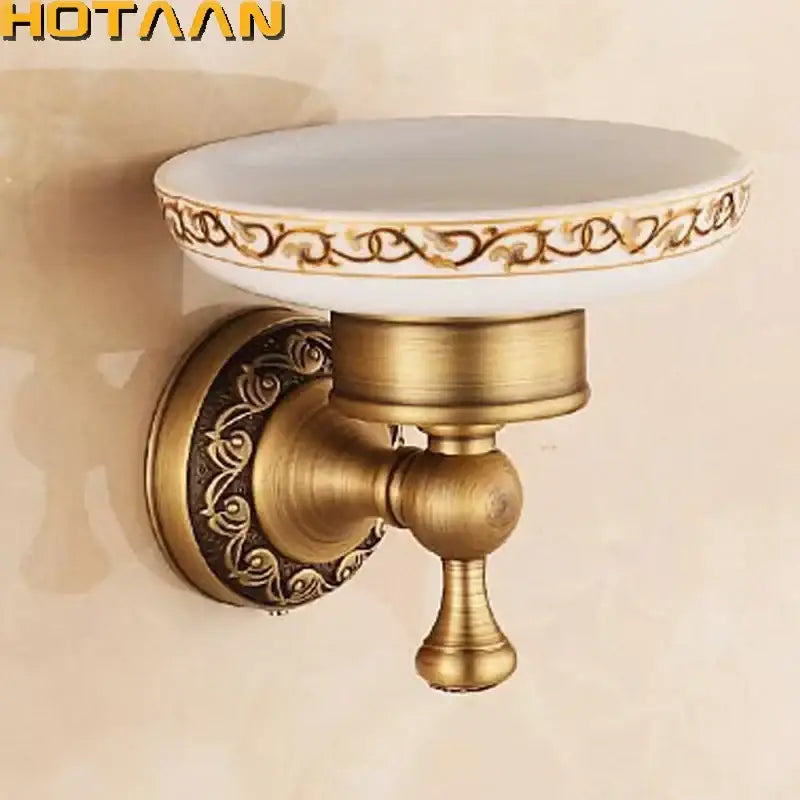 Marble Brass Soap Holder