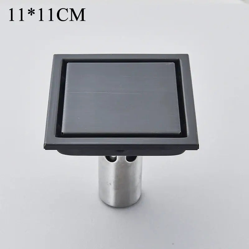Brass Square Floor Drain 10x10cm