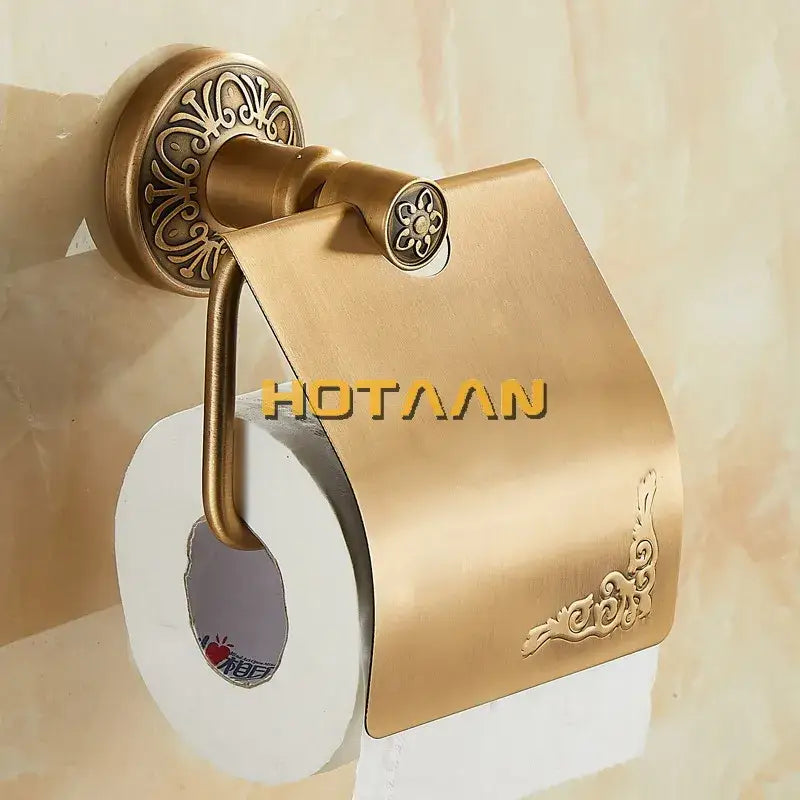 Brass Ornate Paper Holder