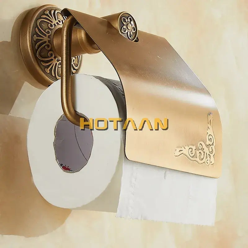 Brass Ornate Paper Holder