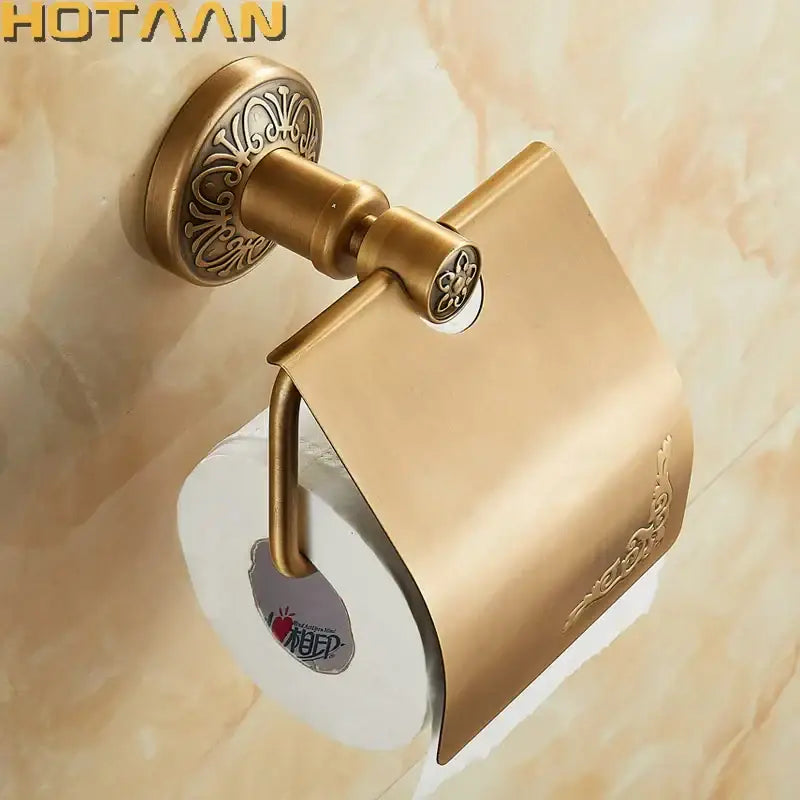 Brass Ornate Paper Holder