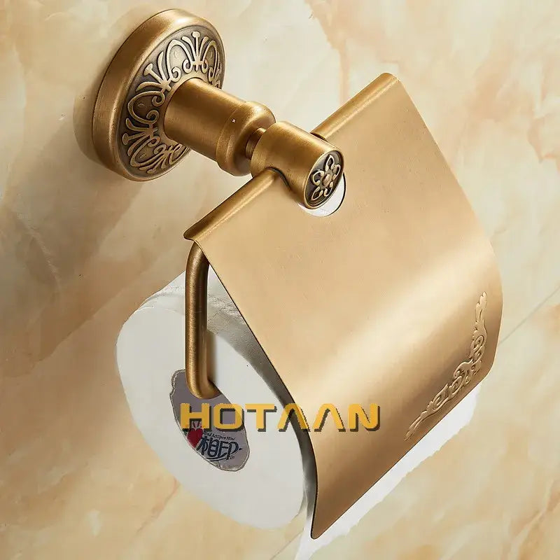 Brass Ornate Paper Holder