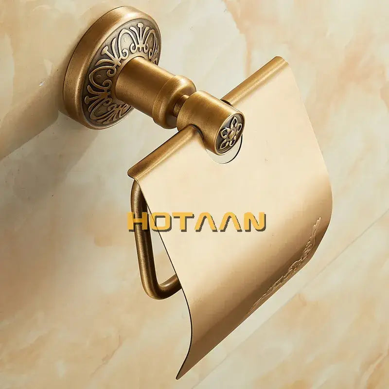 Brass Ornate Paper Holder