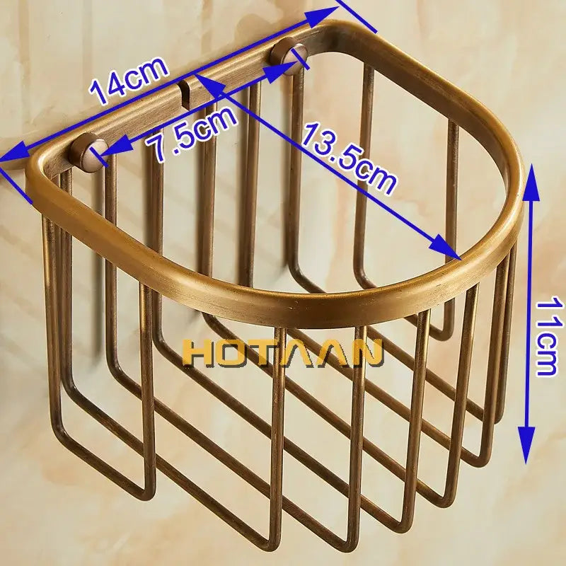 Brass Wall Toilet Holder
