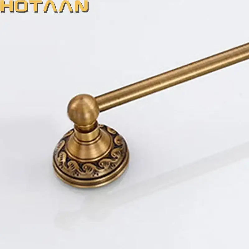 Brass Scrollwork Towel Rack 60cm