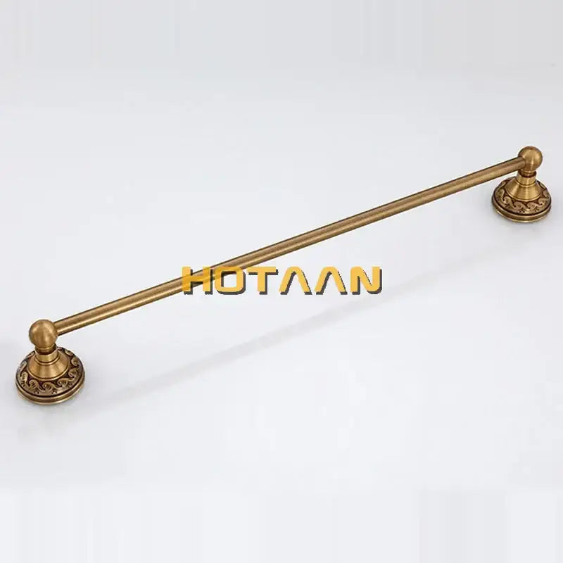 Brass Scrollwork Towel Rack 60cm