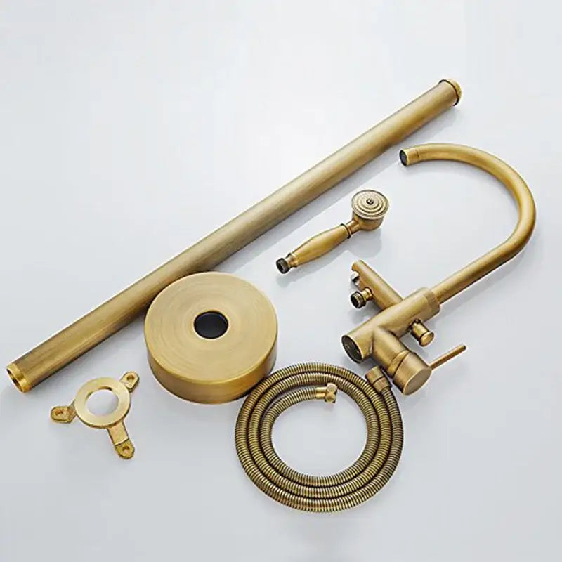 Antique Brass Tub Faucet