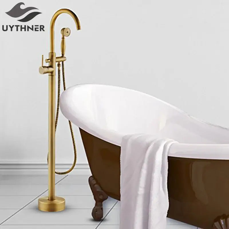 Antique Brass Tub Faucet