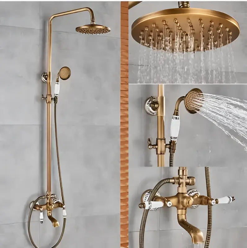 Antique Brass Tub Faucet