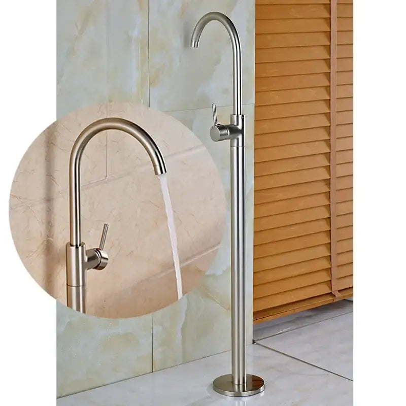 Antique Brass Tub Faucet