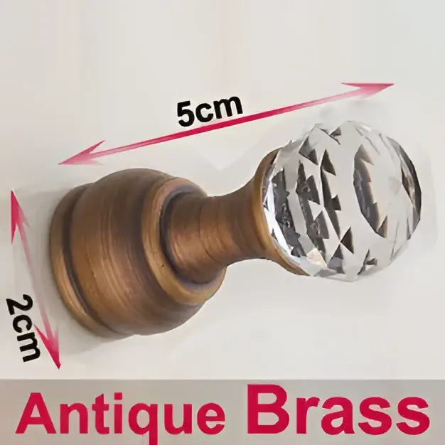 Brass Crystal Clothes Rack