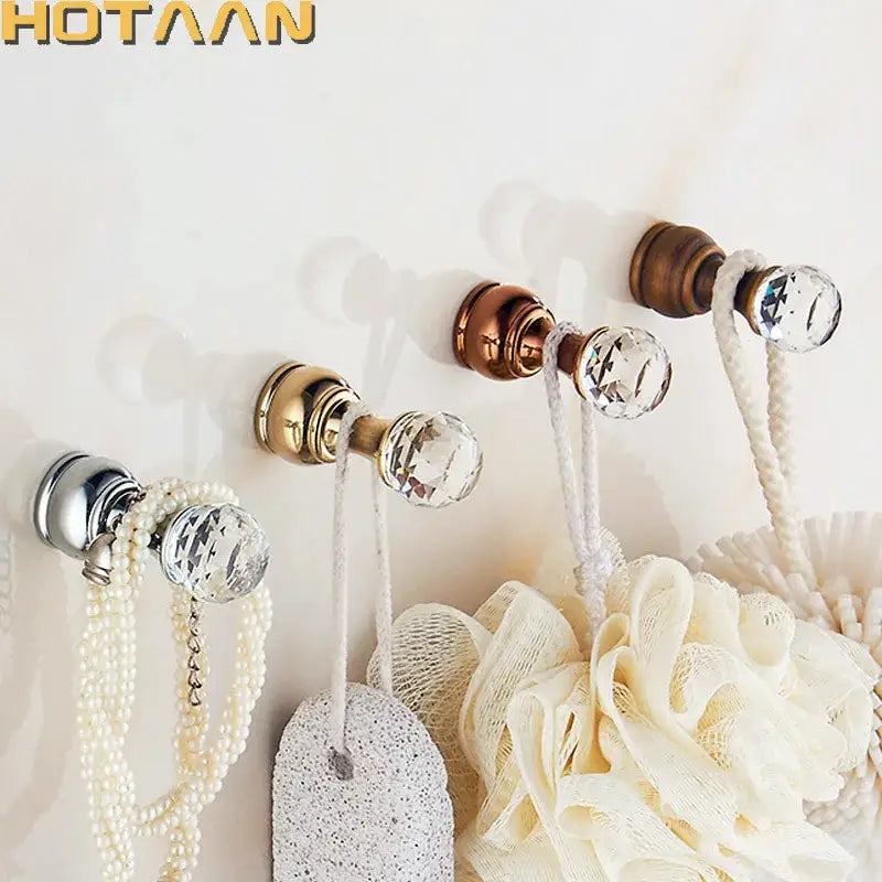 Brass Crystal Clothes Rack