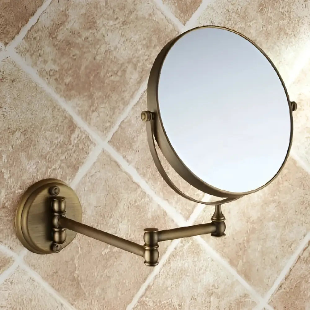 Brass Wall Makeup Mirror