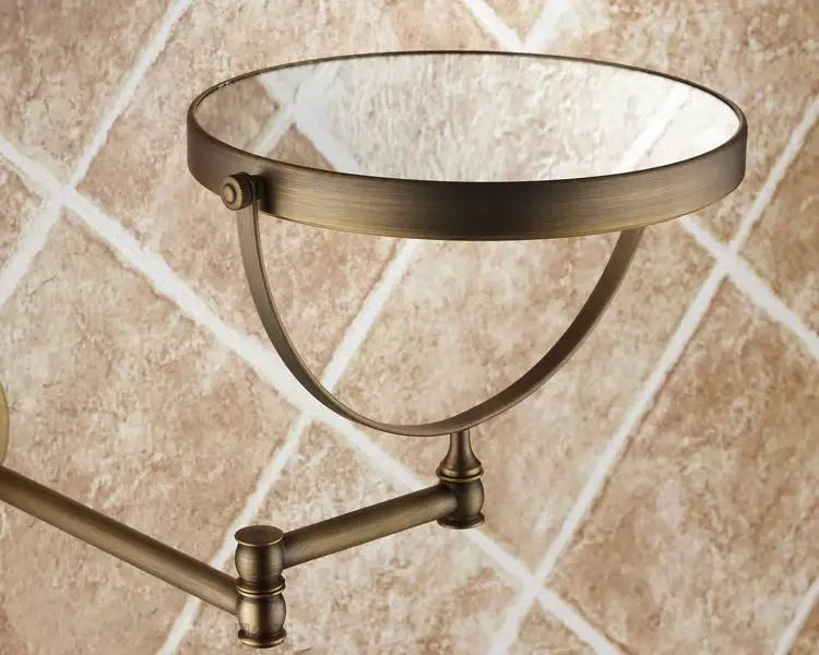 Brass Wall Makeup Mirror