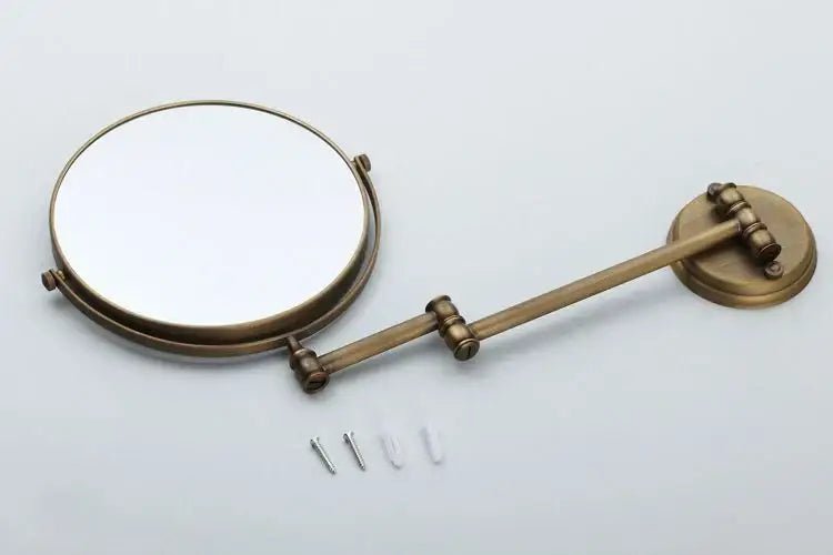 Brass Wall Makeup Mirror