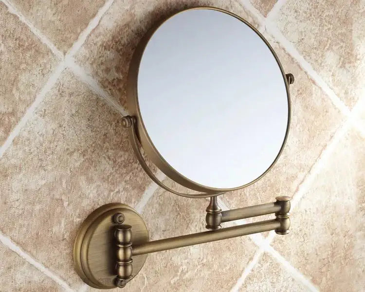 Brass Wall Makeup Mirror