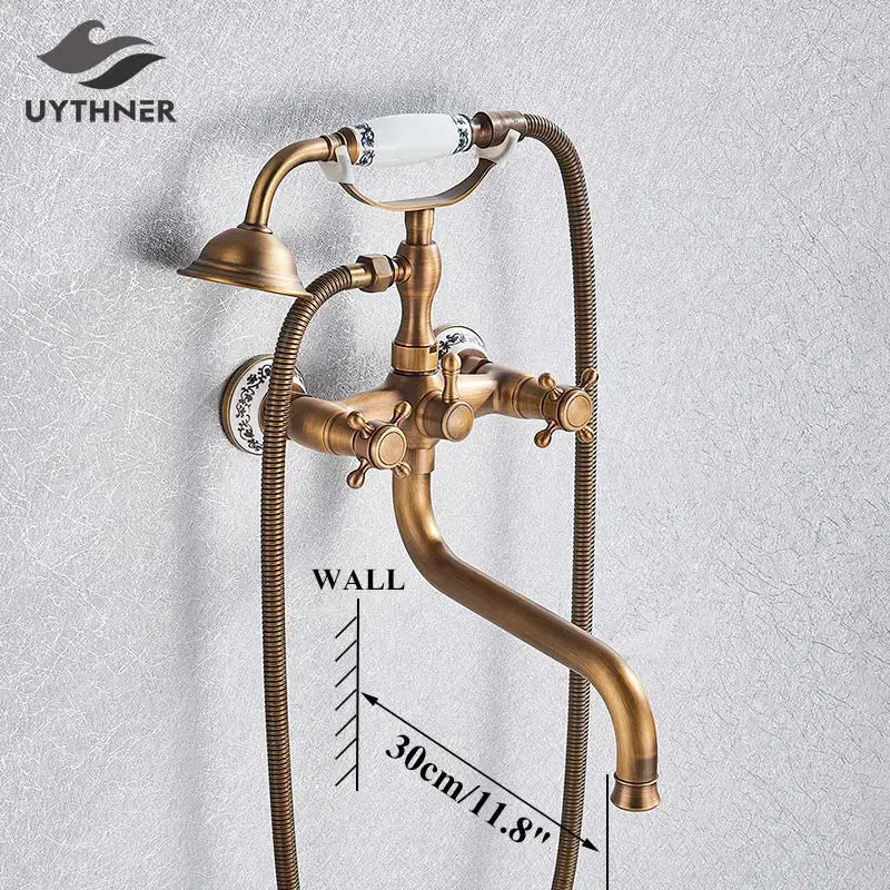 Brass Curved Spout Mixer