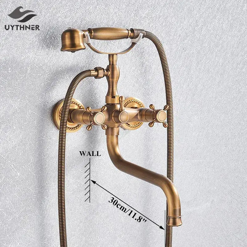 Brass Curved Spout Mixer