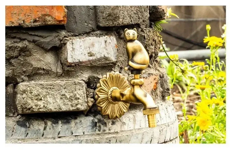 Brass Bird Garden Faucet