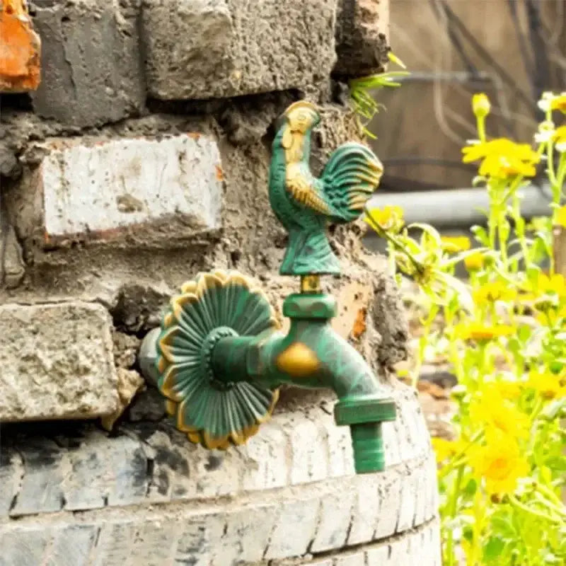 Brass Bird Garden Faucet