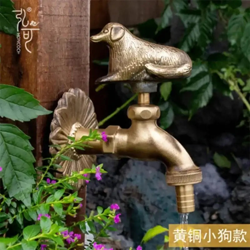 Brass Bird Garden Faucet