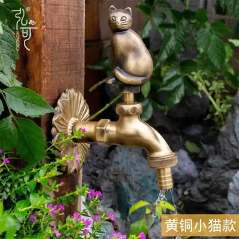 Brass Bird Garden Faucet