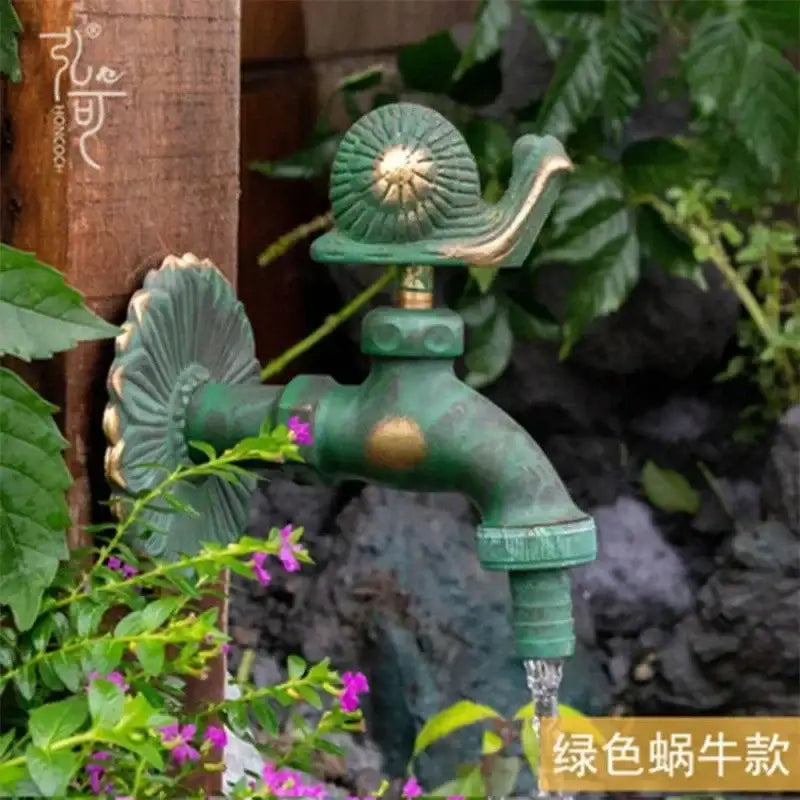 Brass Bird Garden Faucet