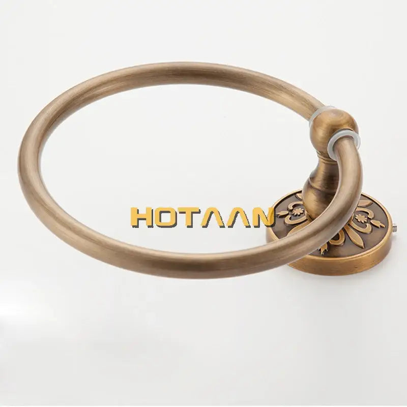 Brass Engraved Towel Holder