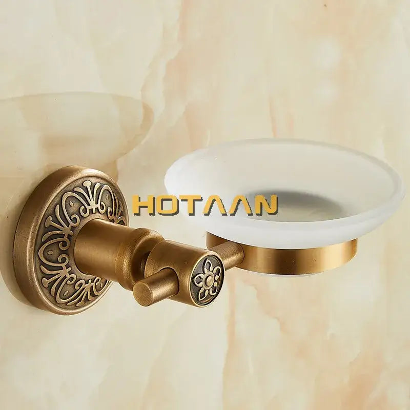 Brass Glass Soap Dish