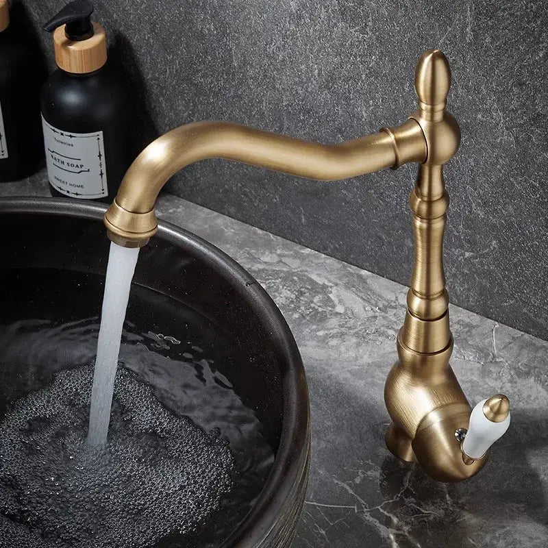 Antique Bronze Kitchen Faucet