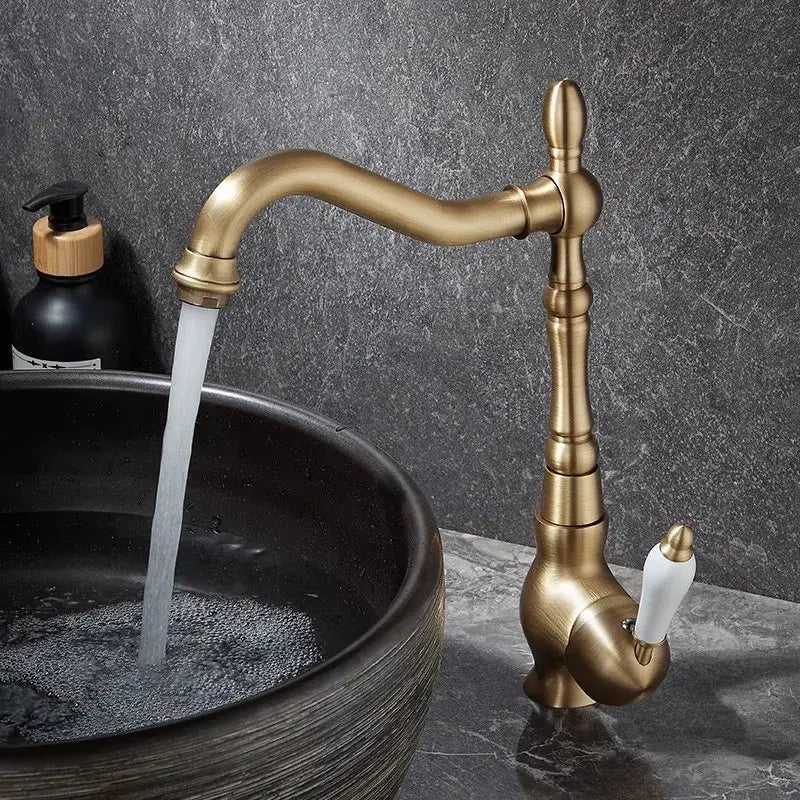 Antique Bronze Kitchen Faucet