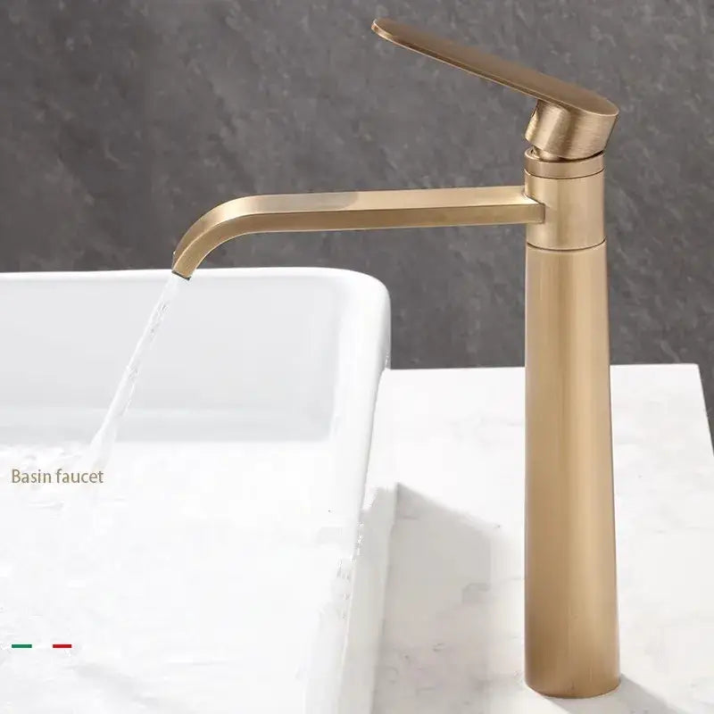 Tall Bronze Mixer Faucet