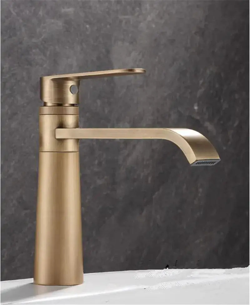 Tall Bronze Mixer Faucet