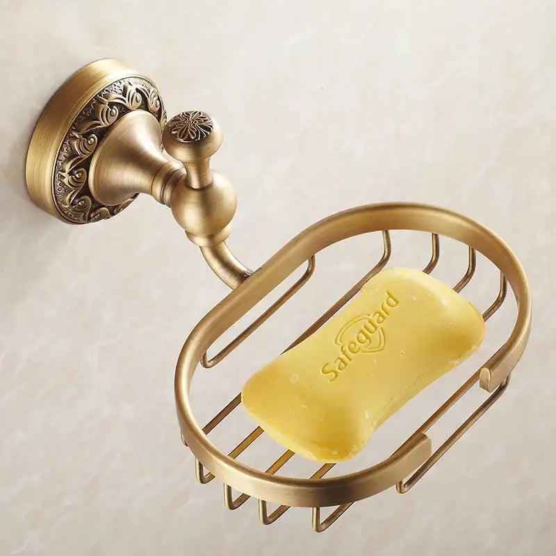 Antique Brass Soap Dish