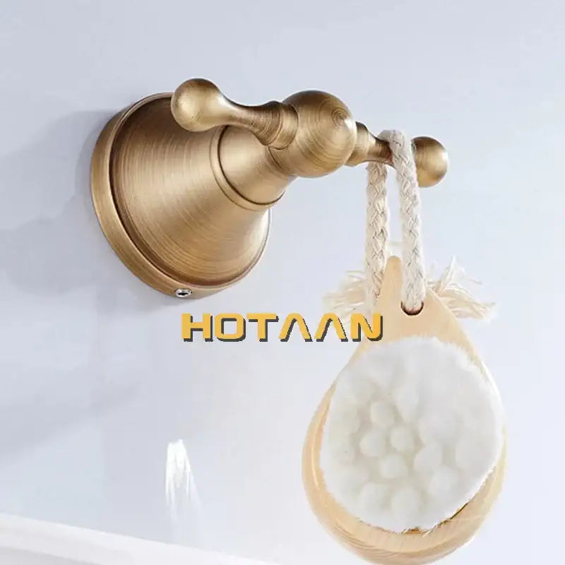 Brass Teardrop Wall Hooks