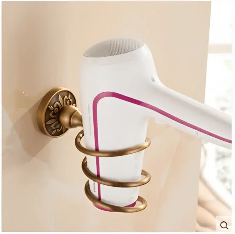 Bronze Floral Bathroom Set