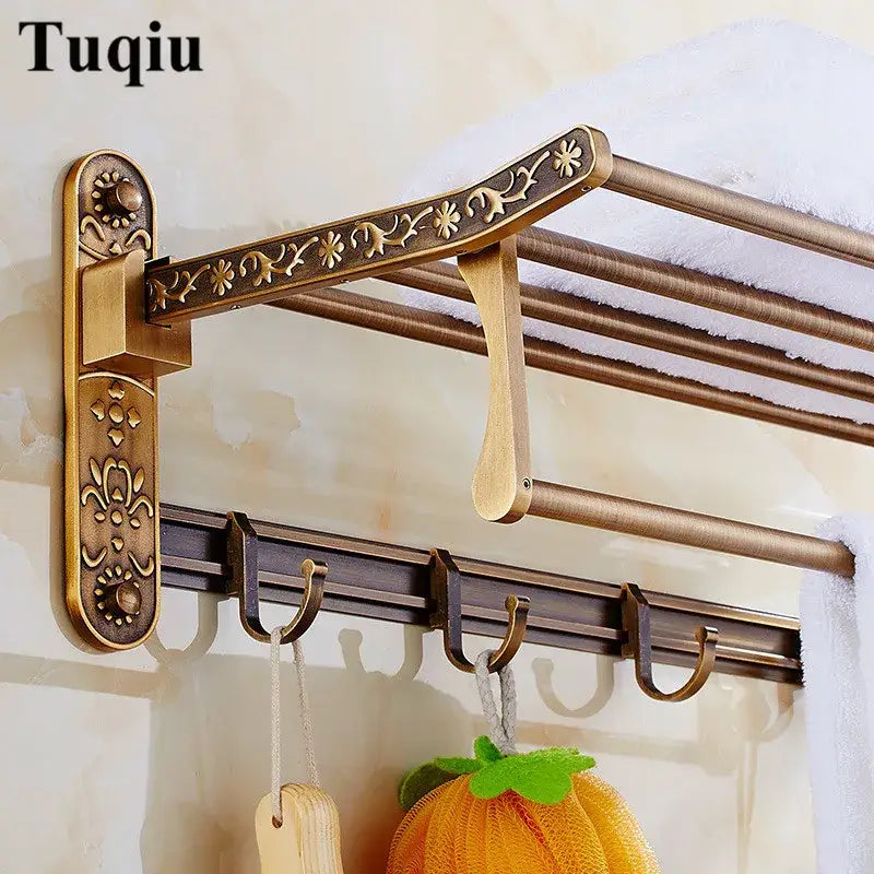 Bronze Floral Bathroom Set