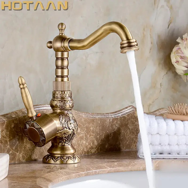 Bronze Antique Basin Faucet