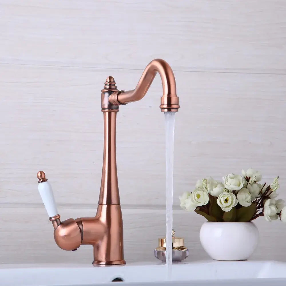 Antique Copper Mixer Tap