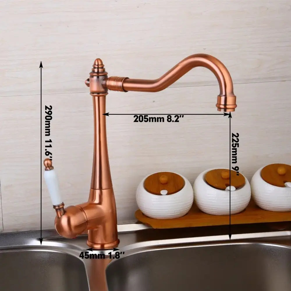 Antique Copper Mixer Tap