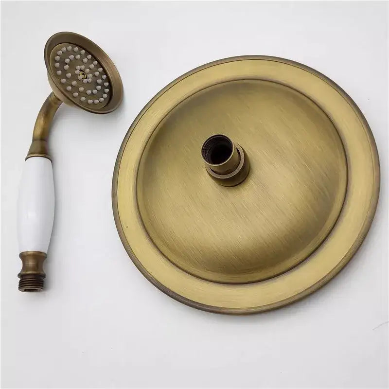 Antique Brass Shower Holder