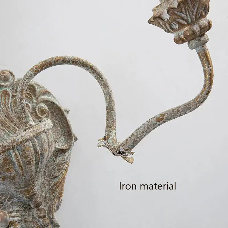 Antique Iron Double Sconce