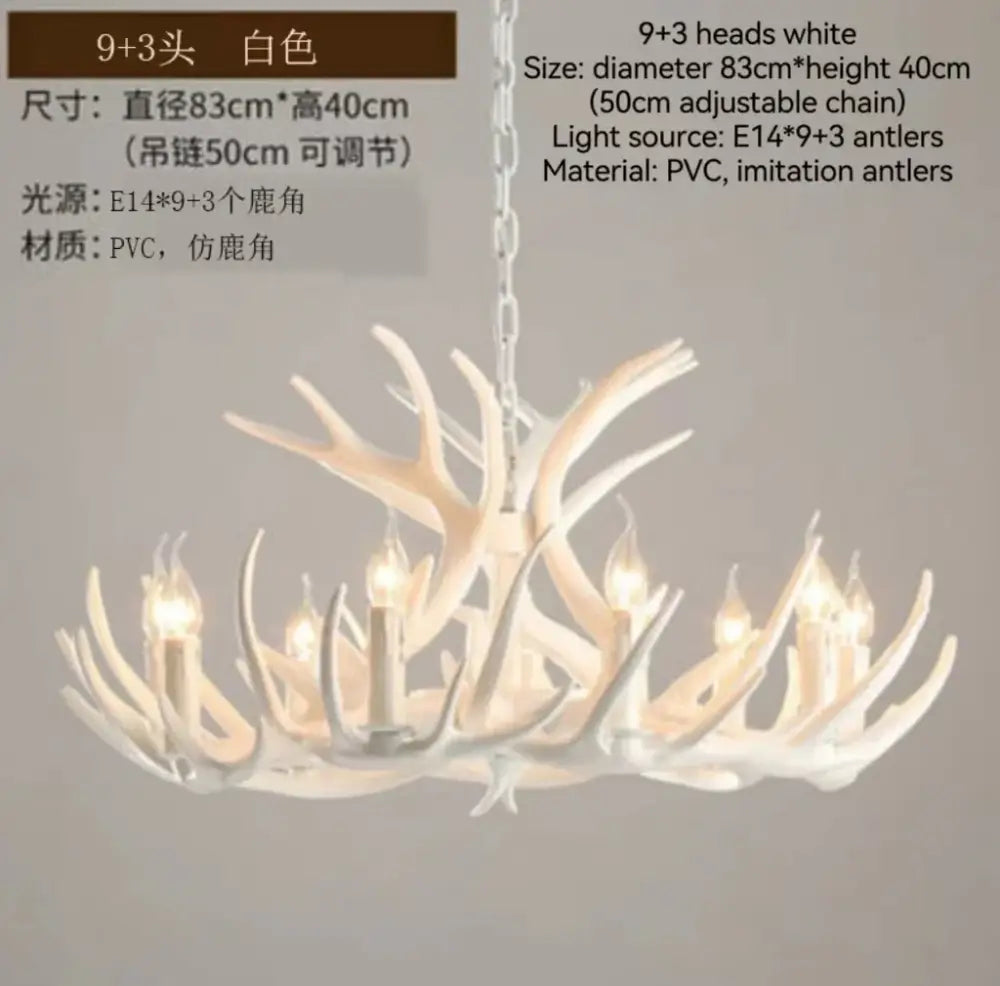 Bronze Antler Chandelier
