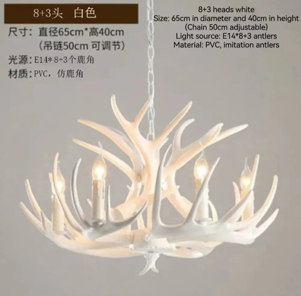 Bronze Antler Chandelier