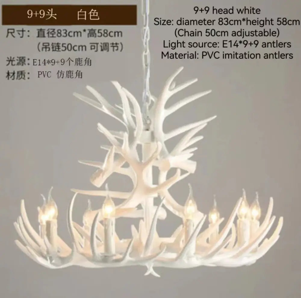Bronze Antler Chandelier