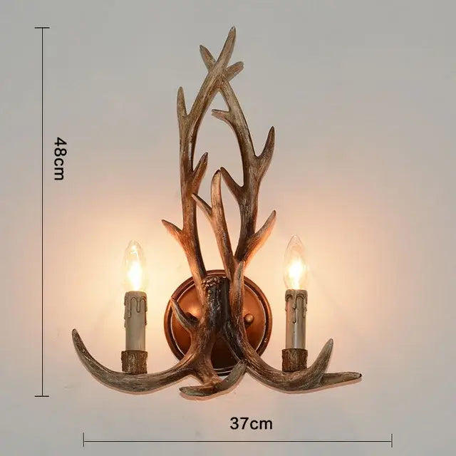 Brown Antler Pendant Chandelier